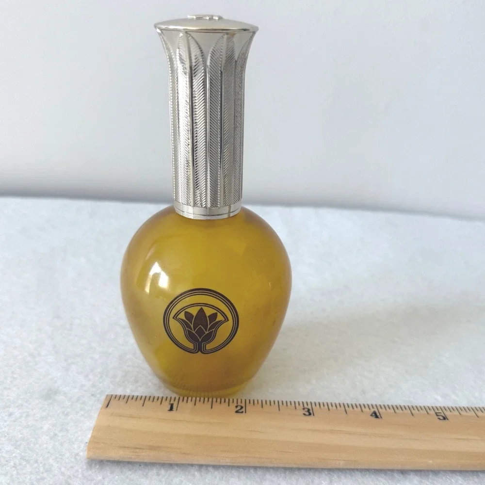 Vintage Avon Queen's Gold Cologne Mist Bottle 3 oz‎ Amber Glass Empty